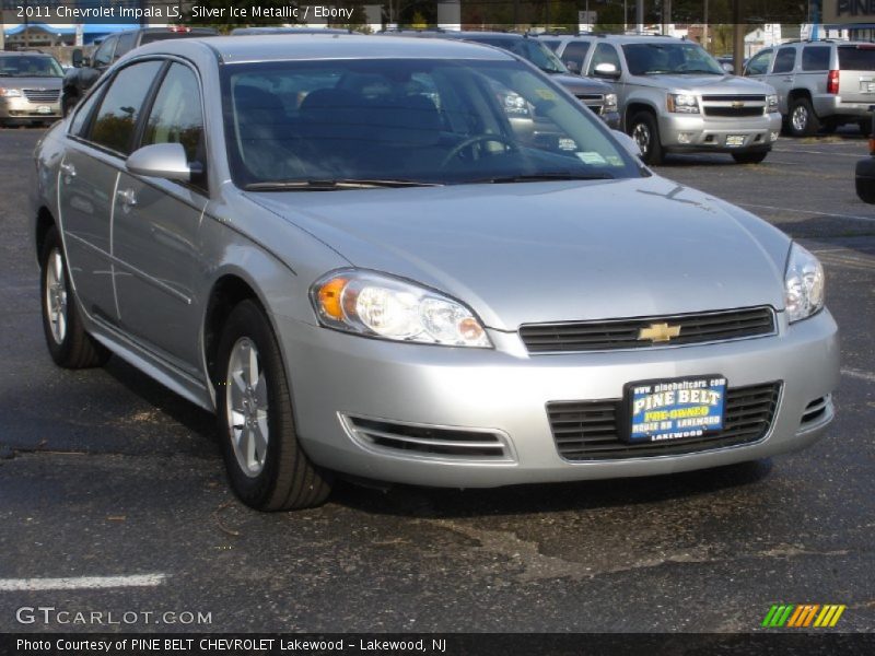 Silver Ice Metallic / Ebony 2011 Chevrolet Impala LS