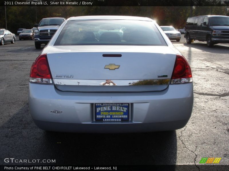 Silver Ice Metallic / Ebony 2011 Chevrolet Impala LS