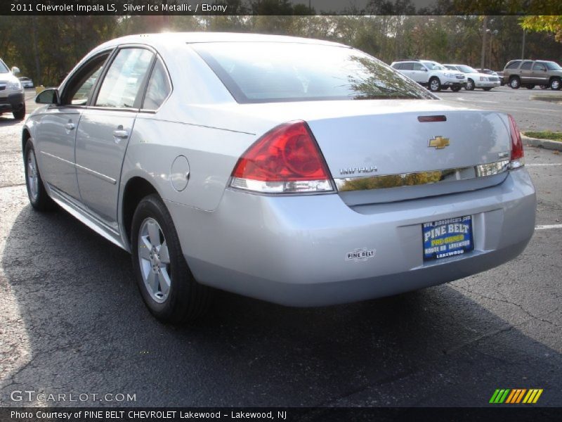 Silver Ice Metallic / Ebony 2011 Chevrolet Impala LS
