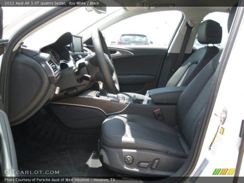  2012 A6 3.0T quattro Sedan Black Interior