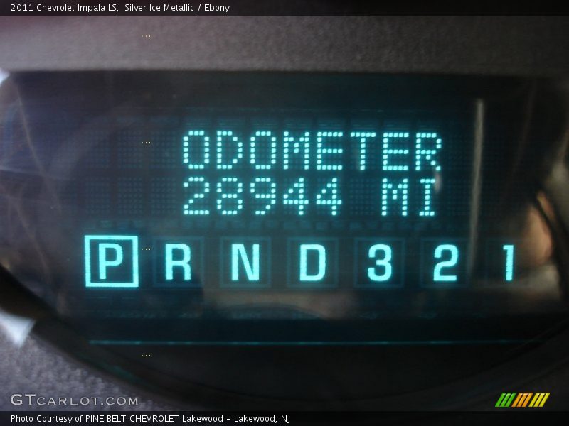 Silver Ice Metallic / Ebony 2011 Chevrolet Impala LS