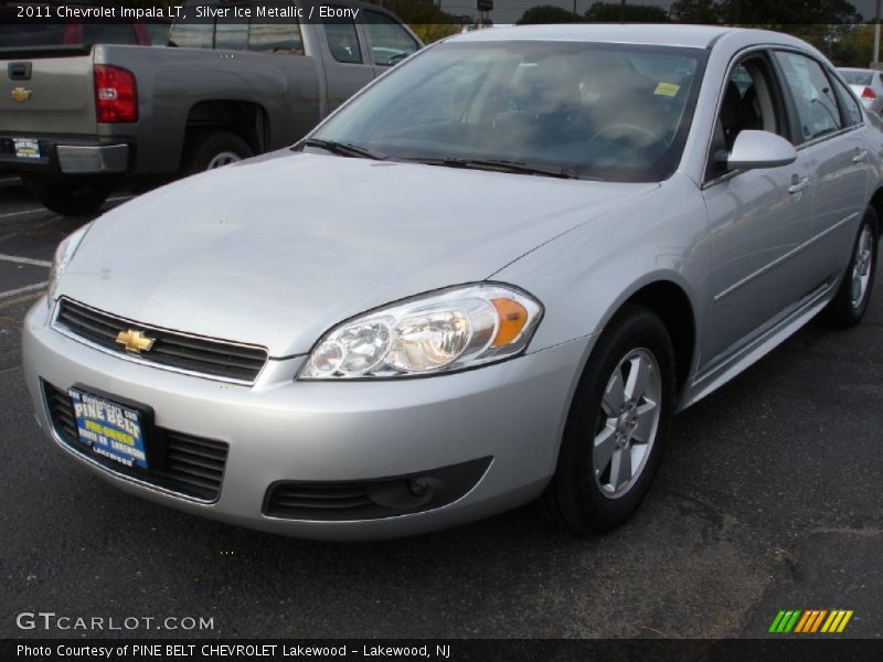 Silver Ice Metallic / Ebony 2011 Chevrolet Impala LT