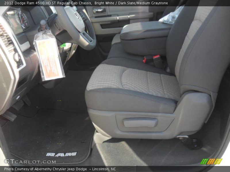 Bright White / Dark Slate/Medium Graystone 2012 Dodge Ram 4500 HD ST Regular Cab Chassis