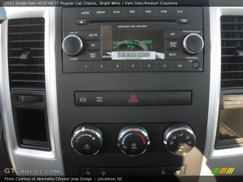 Controls of 2012 Ram 4500 HD ST Regular Cab Chassis