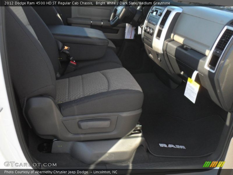 Bright White / Dark Slate/Medium Graystone 2012 Dodge Ram 4500 HD ST Regular Cab Chassis
