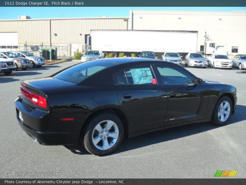 Pitch Black / Black 2012 Dodge Charger SE