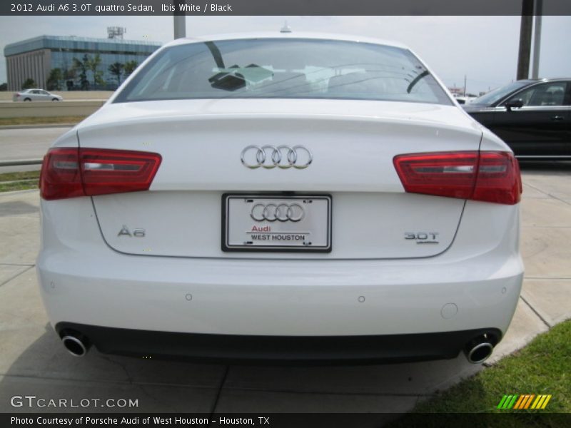 Ibis White / Black 2012 Audi A6 3.0T quattro Sedan