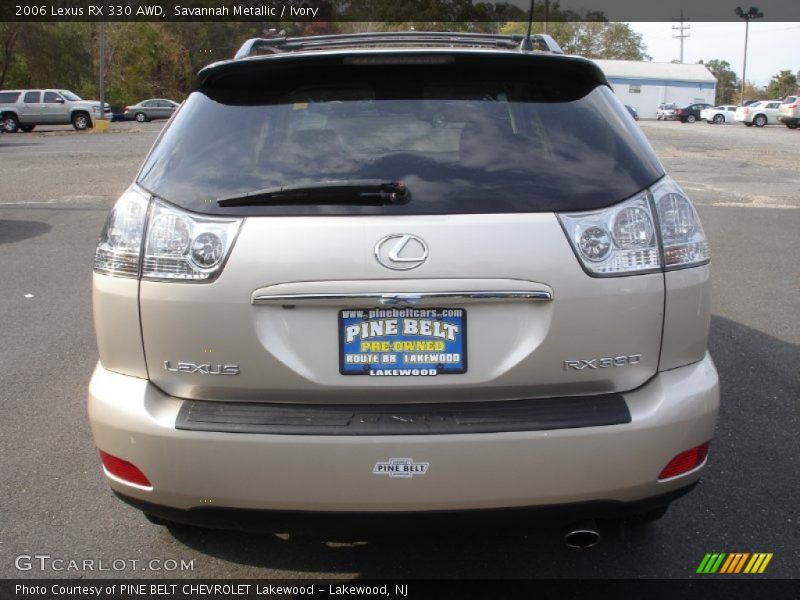 Savannah Metallic / Ivory 2006 Lexus RX 330 AWD