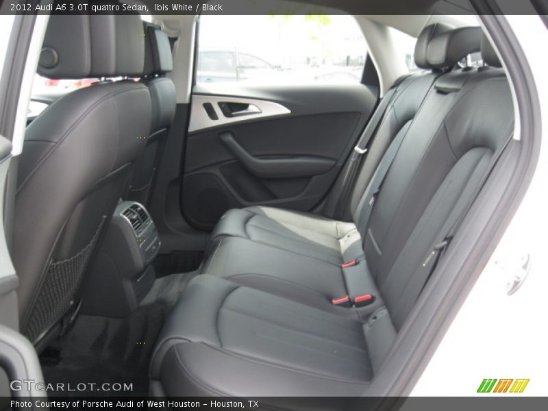 Ibis White / Black 2012 Audi A6 3.0T quattro Sedan