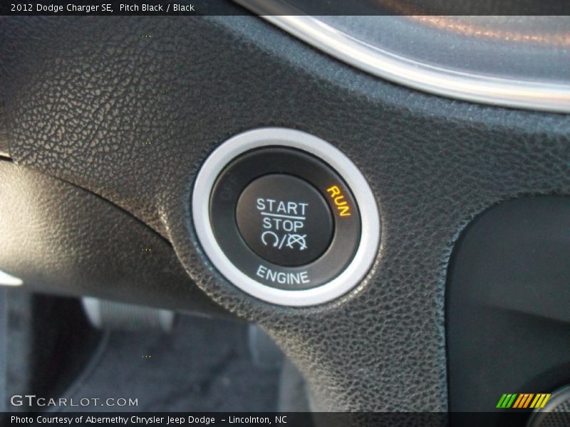 Controls of 2012 Charger SE