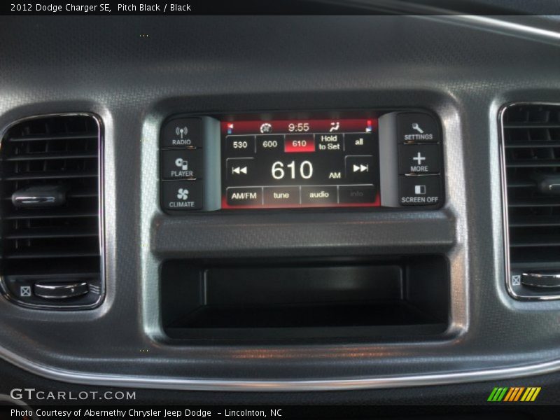 Controls of 2012 Charger SE