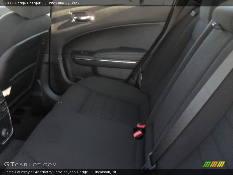 Pitch Black / Black 2012 Dodge Charger SE