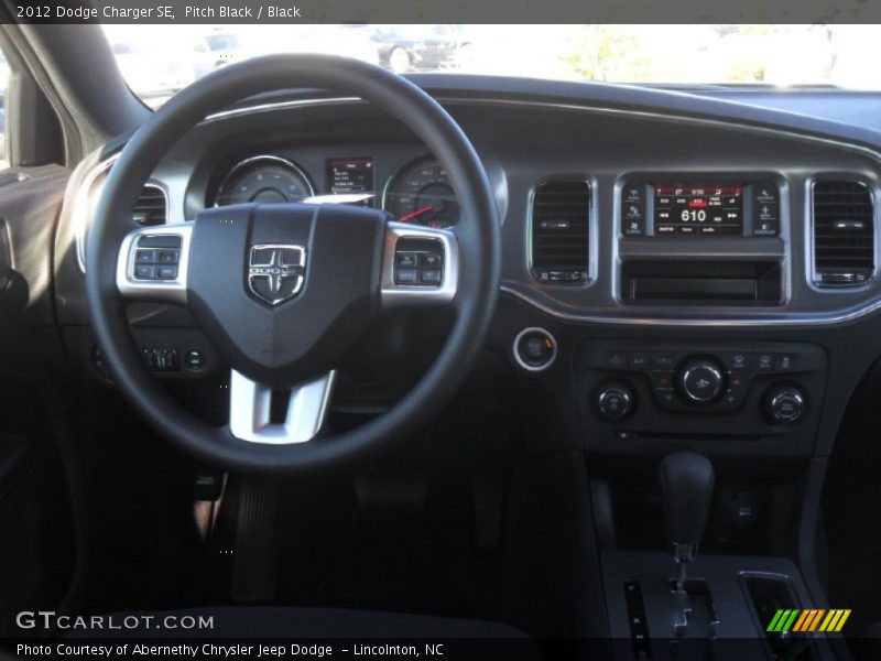Dashboard of 2012 Charger SE
