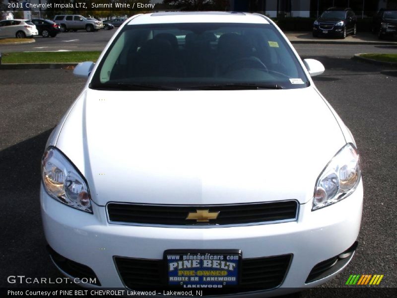 Summit White / Ebony 2011 Chevrolet Impala LTZ