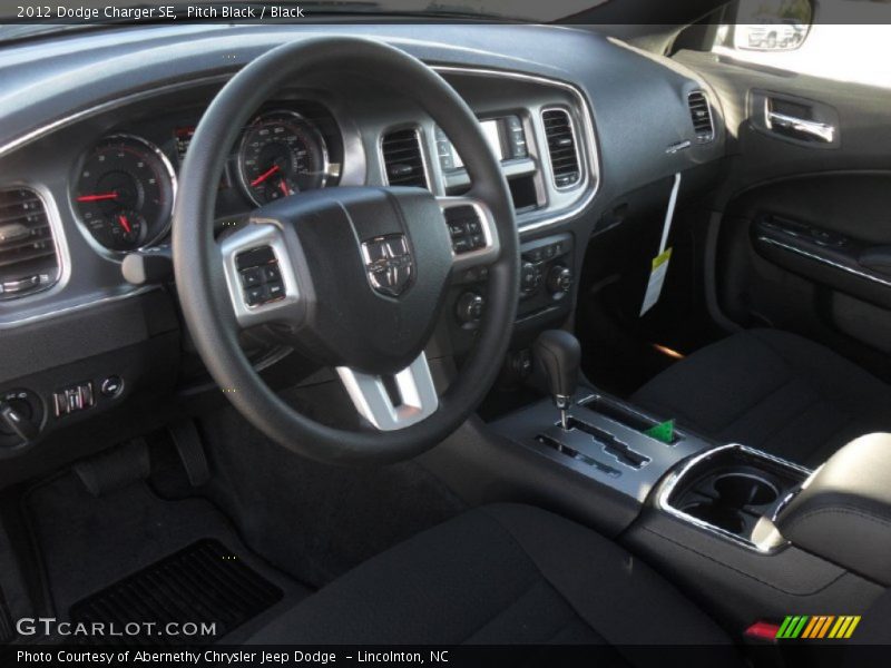 Dashboard of 2012 Charger SE