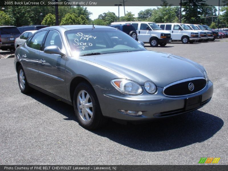 Steelmist Gray Metallic / Gray 2005 Buick LaCrosse CX