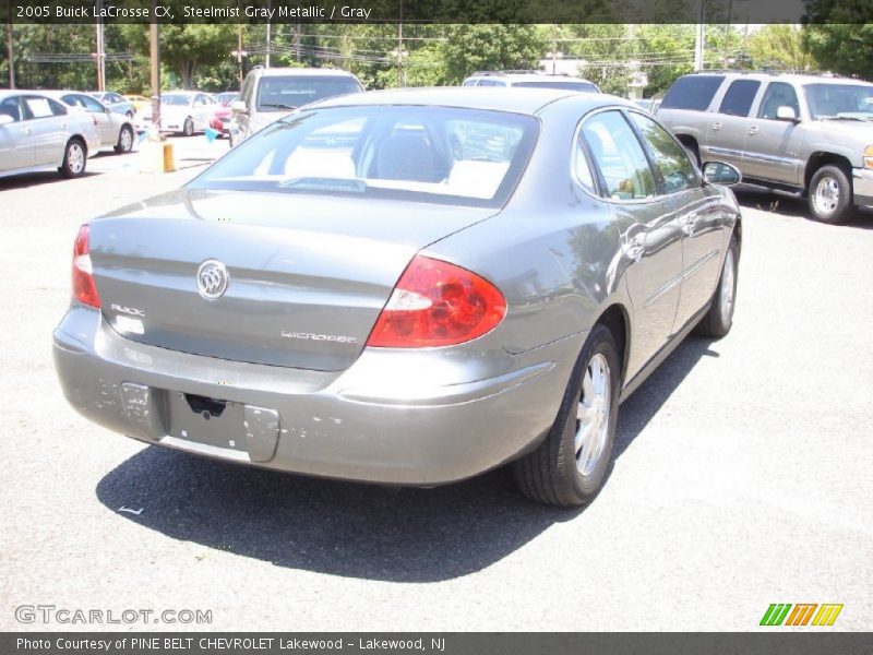 Steelmist Gray Metallic / Gray 2005 Buick LaCrosse CX