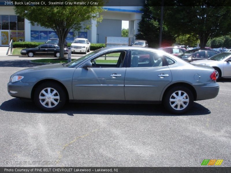 Steelmist Gray Metallic / Gray 2005 Buick LaCrosse CX
