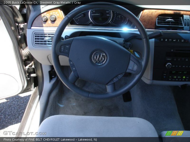Steelmist Gray Metallic / Gray 2005 Buick LaCrosse CX