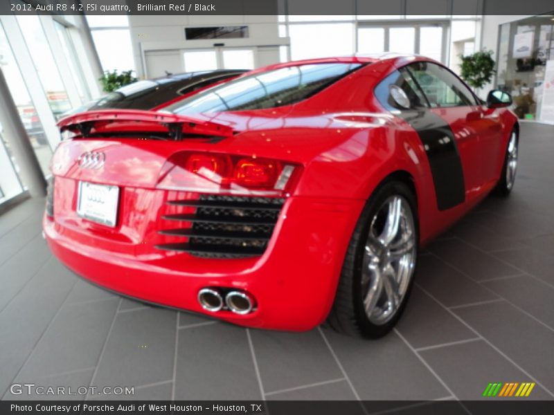 Brilliant Red / Black 2012 Audi R8 4.2 FSI quattro