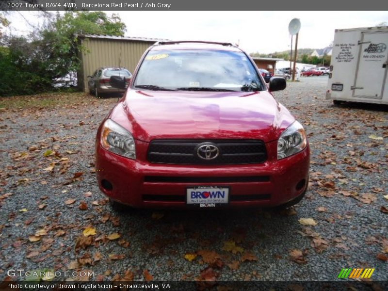 Barcelona Red Pearl / Ash Gray 2007 Toyota RAV4 4WD