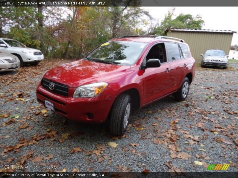 Barcelona Red Pearl / Ash Gray 2007 Toyota RAV4 4WD