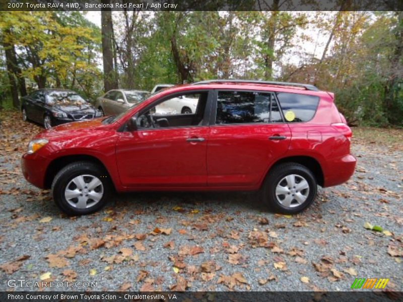 Barcelona Red Pearl / Ash Gray 2007 Toyota RAV4 4WD