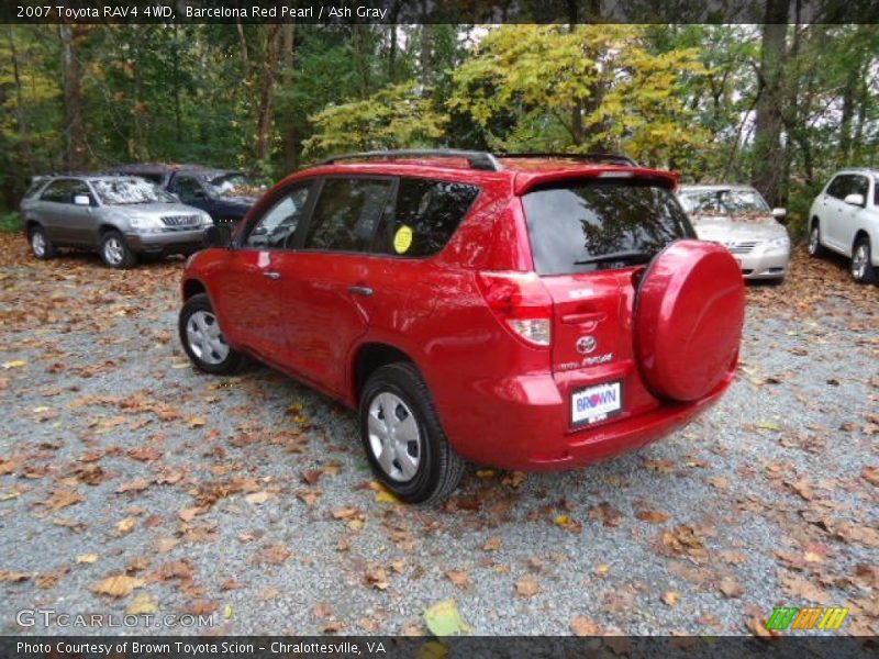 Barcelona Red Pearl / Ash Gray 2007 Toyota RAV4 4WD