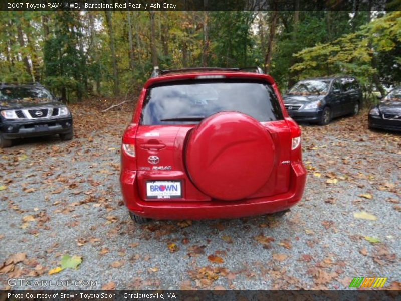 Barcelona Red Pearl / Ash Gray 2007 Toyota RAV4 4WD