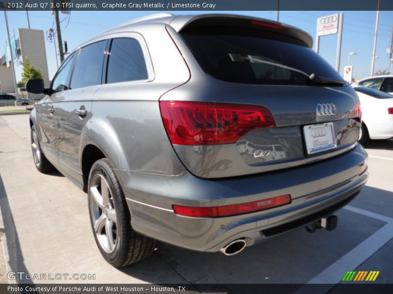Graphite Gray Metallic / Limestone Gray 2012 Audi Q7 3.0 TFSI quattro