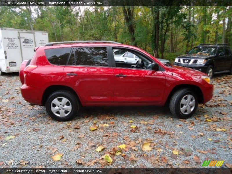 Barcelona Red Pearl / Ash Gray 2007 Toyota RAV4 4WD