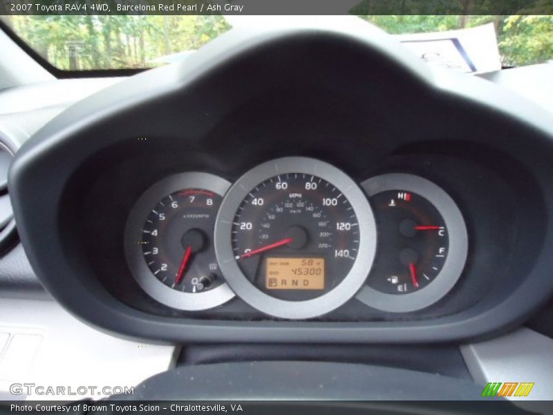 Barcelona Red Pearl / Ash Gray 2007 Toyota RAV4 4WD
