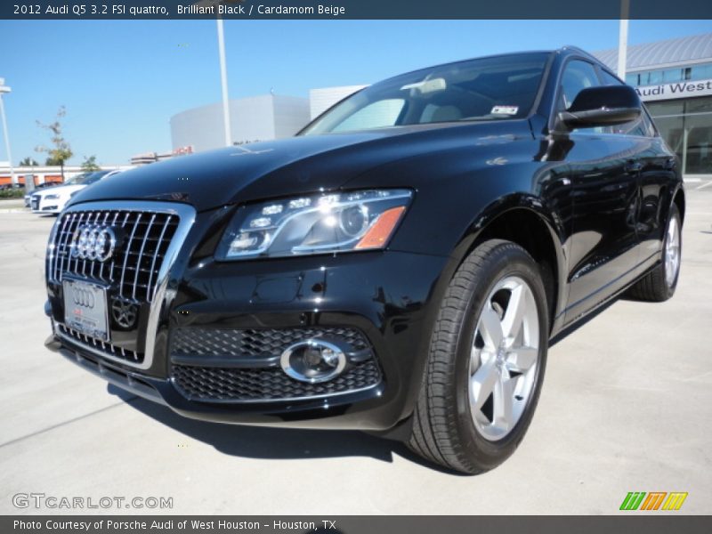 Brilliant Black / Cardamom Beige 2012 Audi Q5 3.2 FSI quattro