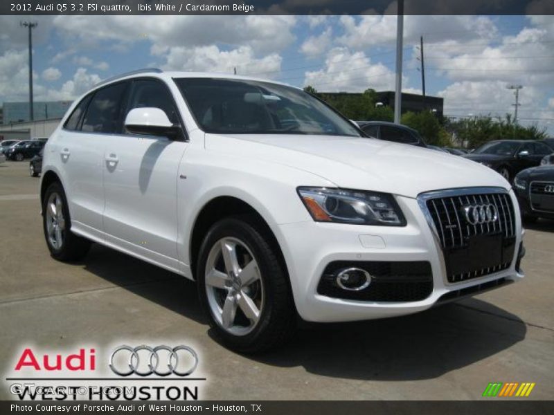 Ibis White / Cardamom Beige 2012 Audi Q5 3.2 FSI quattro