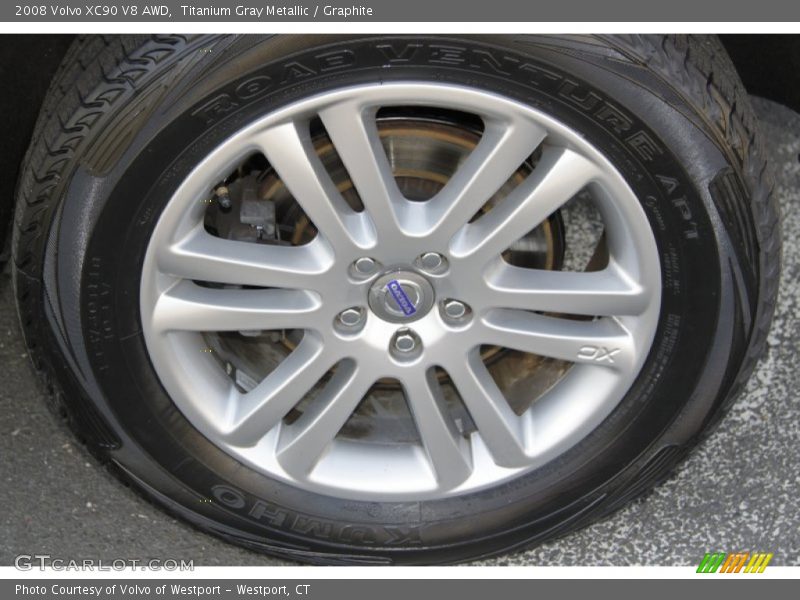 Titanium Gray Metallic / Graphite 2008 Volvo XC90 V8 AWD