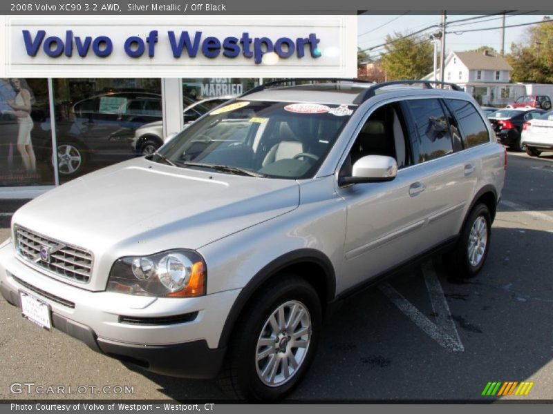 Silver Metallic / Off Black 2008 Volvo XC90 3.2 AWD