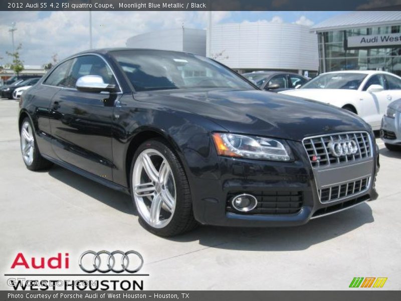Moonlight Blue Metallic / Black 2012 Audi S5 4.2 FSI quattro Coupe