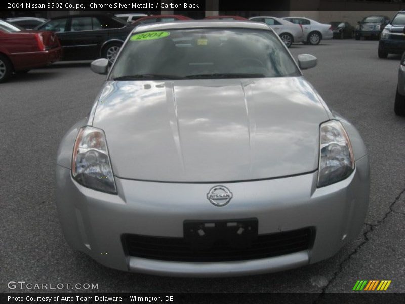 Chrome Silver Metallic / Carbon Black 2004 Nissan 350Z Coupe