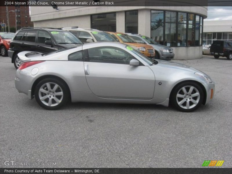 Chrome Silver Metallic / Carbon Black 2004 Nissan 350Z Coupe