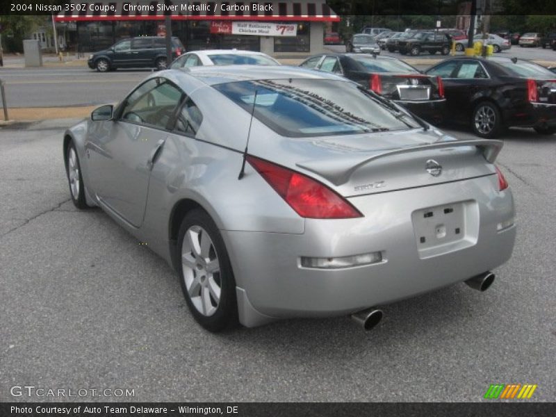 Chrome Silver Metallic / Carbon Black 2004 Nissan 350Z Coupe