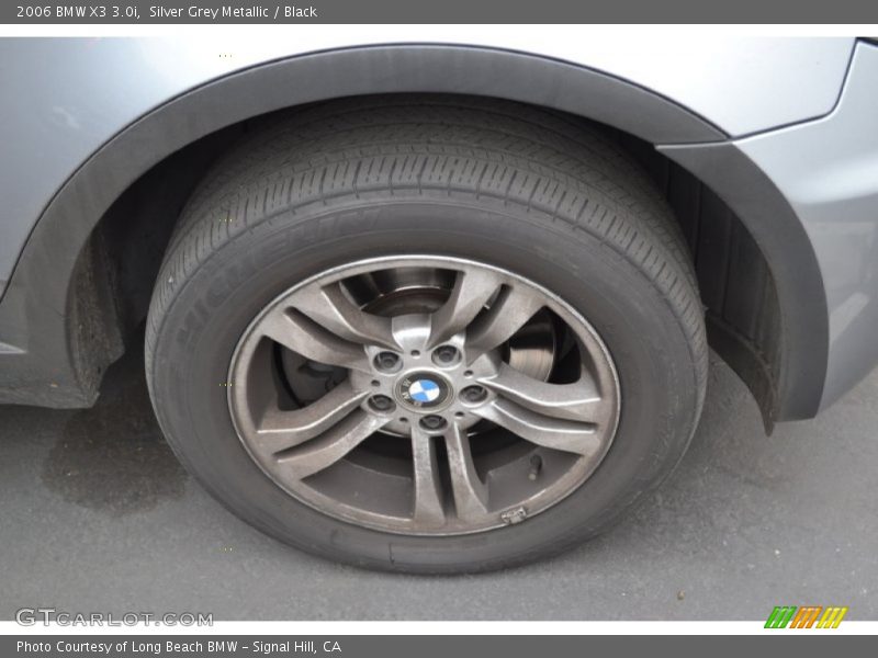 Silver Grey Metallic / Black 2006 BMW X3 3.0i