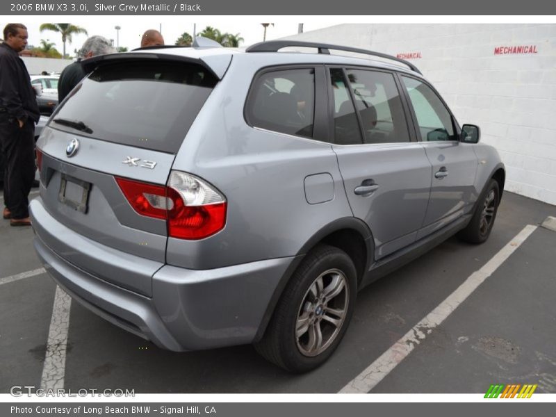 Silver Grey Metallic / Black 2006 BMW X3 3.0i