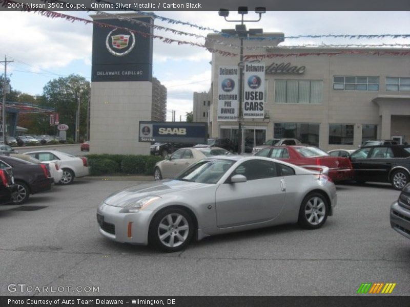 Chrome Silver Metallic / Carbon Black 2004 Nissan 350Z Coupe