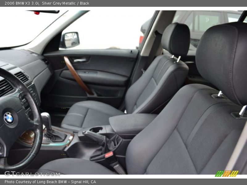 Silver Grey Metallic / Black 2006 BMW X3 3.0i