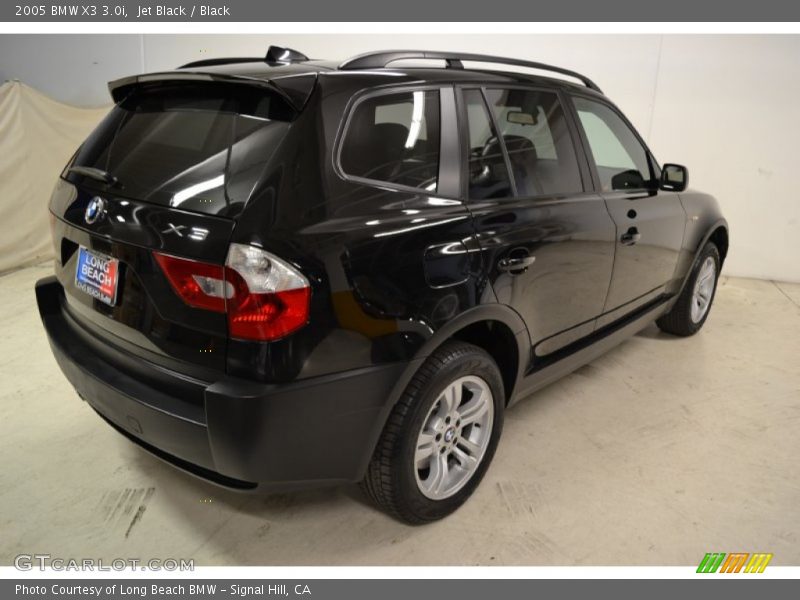 Jet Black / Black 2005 BMW X3 3.0i
