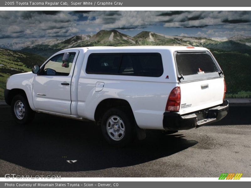 Super White / Graphite Gray 2005 Toyota Tacoma Regular Cab