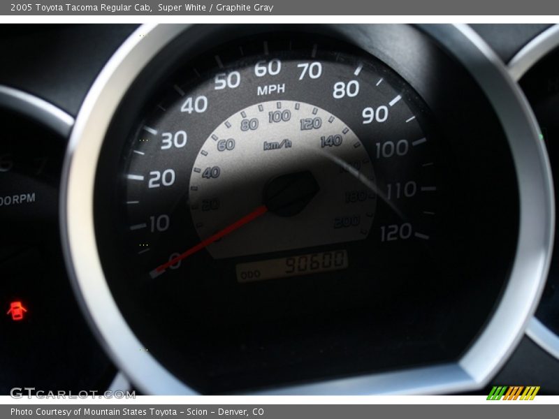 Super White / Graphite Gray 2005 Toyota Tacoma Regular Cab