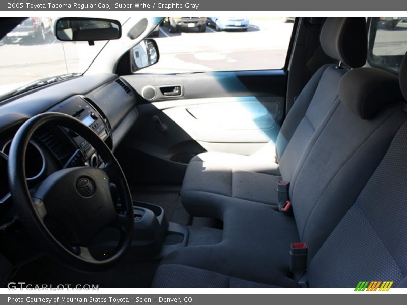Super White / Graphite Gray 2005 Toyota Tacoma Regular Cab