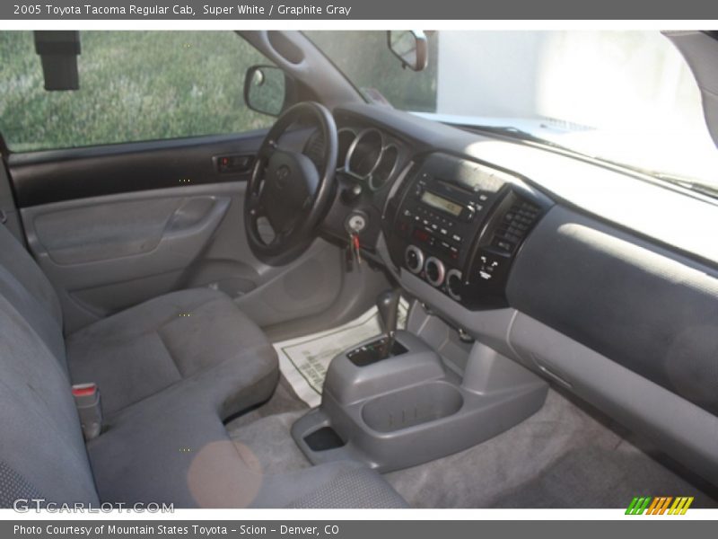 Super White / Graphite Gray 2005 Toyota Tacoma Regular Cab