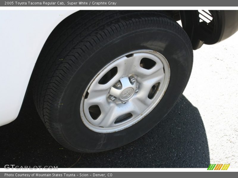 Super White / Graphite Gray 2005 Toyota Tacoma Regular Cab